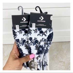 CONVERSE |  6 pair ladies no show chuck socks